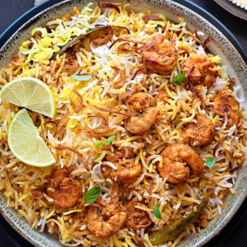 SplPrawnsBiryani